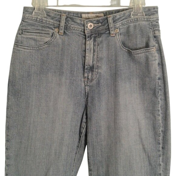 Chico's Platinum Size 0 small 4 short denim blue jeans - Picture 2 of 8